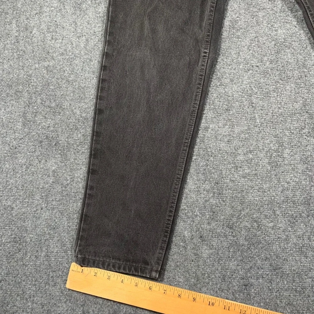 VTG Levi's 550 Relaxed Fit Tapered Leg Jeans Mens 31x31 Black Made‎ In USA Faded